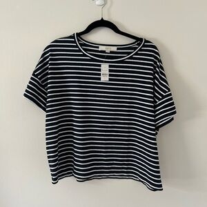 Cropped Striped Shirt
